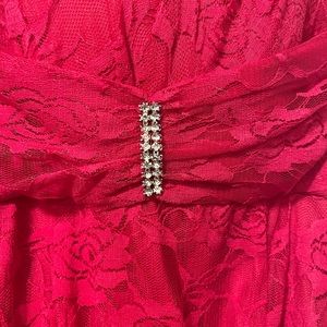 Gorgeous hot pink dress size 4